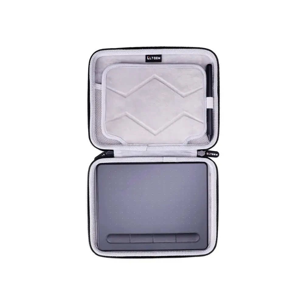 LTGEM Waterproof EVA Hard Case For Wacom CTL4100 Intuos Graphics Drawing Tablet carrying hard case