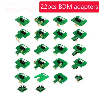 

OBD2 22pcs BDM Adapters Diagnostic tool BDM Probe Adapter Full Set LED BDM Frame ECU RAMP Adapters Used For KESS V2 KTAG Fgtech