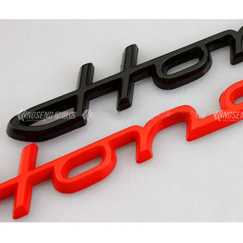 Буквы, эмблема, почерк, надпись, стиль для Honda Fit Civic Accord, автомобильный стиль, багажник, логотип, значок, наклейка, хром, черный, красный