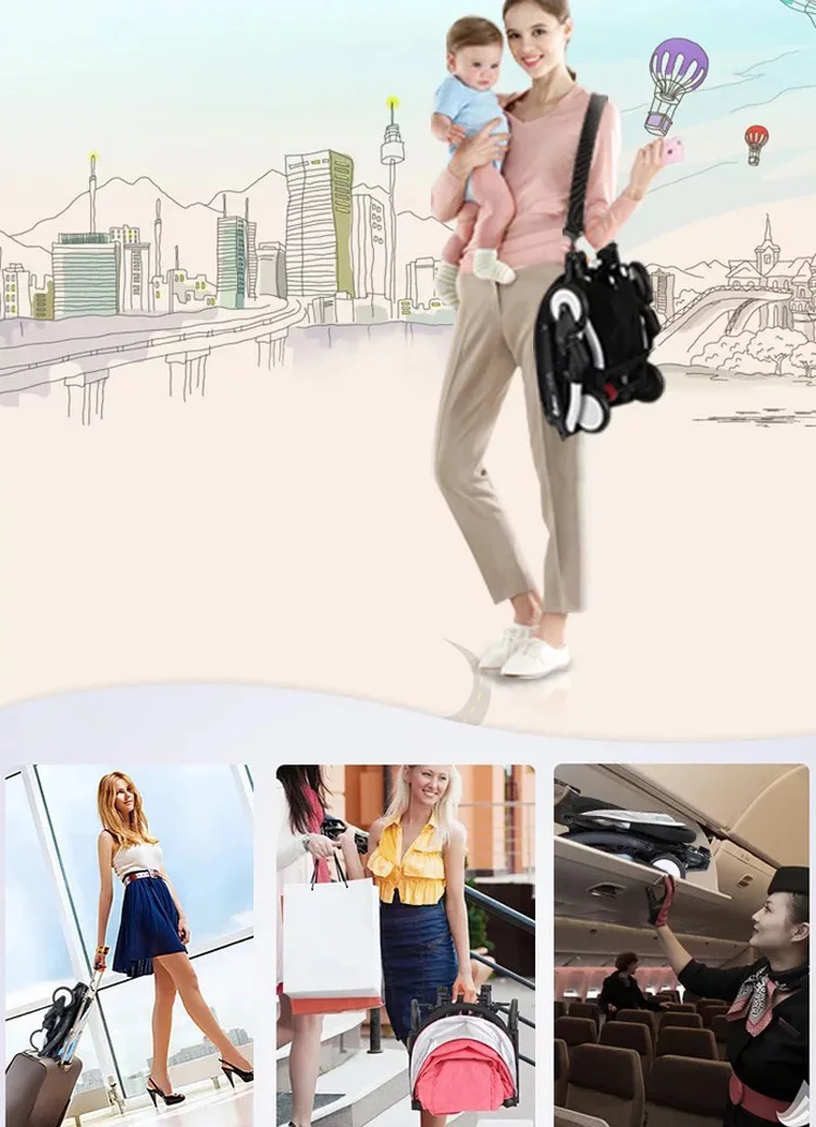 Детская коляска легкая коляска дорожная детская коляска bebe baby car silla paseo ligera bebe pousette bebe 5,8 Кг распродажа