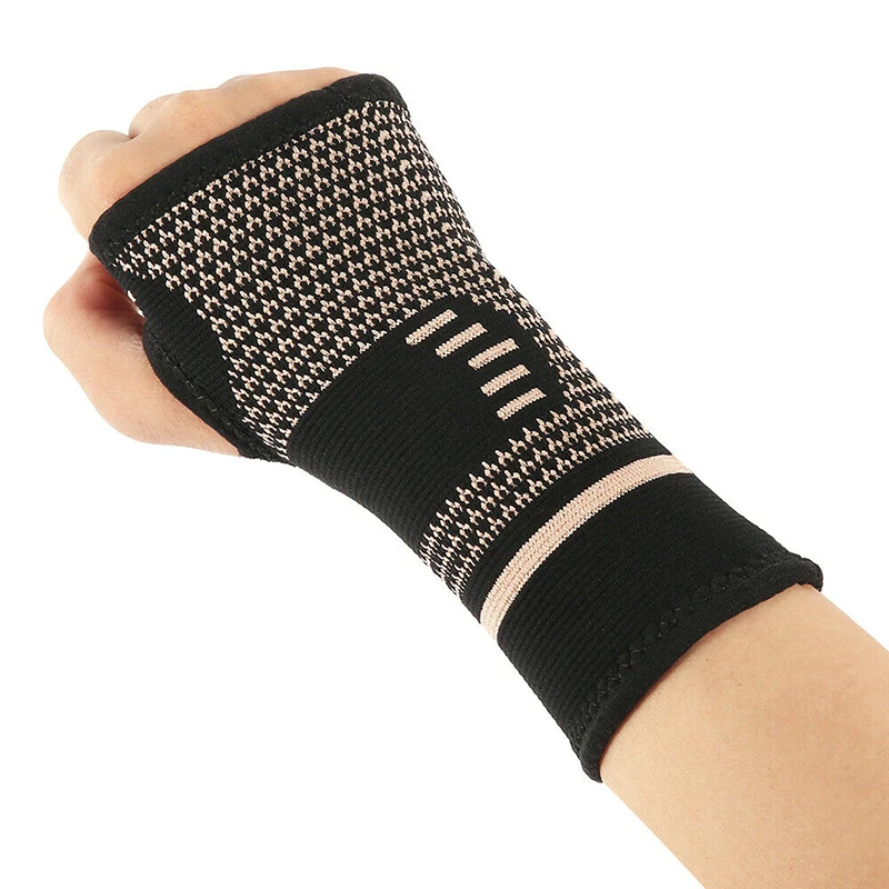 

1 Pc Unisex S/M/L Copper Wrist Hand Brace Support Band Sprain Arthritis Sleeve Bandage Wrap Wrist Relieves Pain Body Fitness