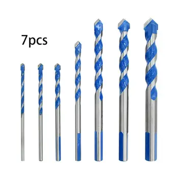 

7 PCS Set Kit Triangle Drill Bit Electric Marble Multifunctional Alloy Tool