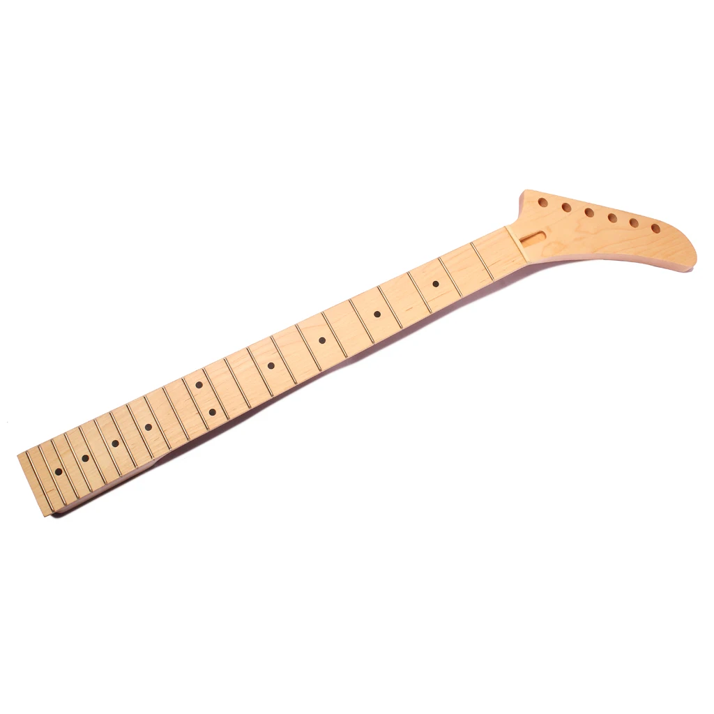 DIY Electric Guitar Neck Maple 22 Frets Fretboard for Jackson Guitar Parts