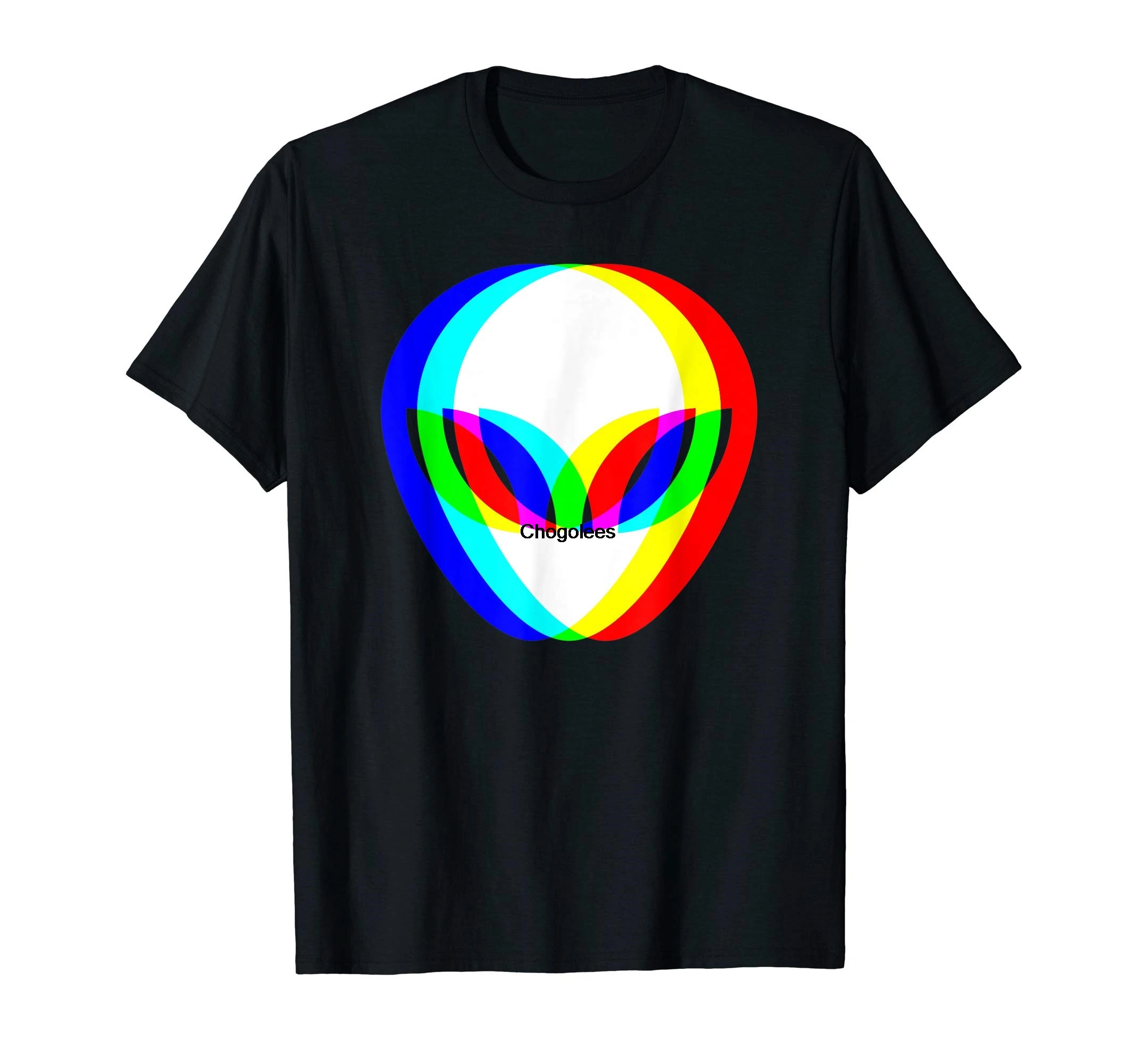 Футболка с изображением инопланетянина головы Триппи Vaporwave tecrave EDM музыкальный