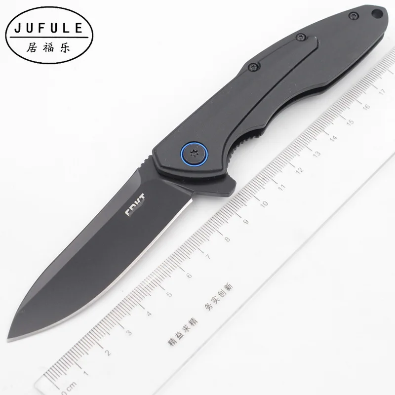 JUFULE oem 6215 шариковый подшипник складной 8Cr13MoV лезвие алюминиевая ручка Кемпинг