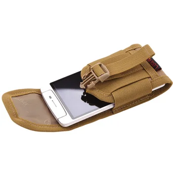 

1pc Packs Waist Bags Cell Phone/Smartphone Nylon Buckle Waist Pouch Survival Bags Tools