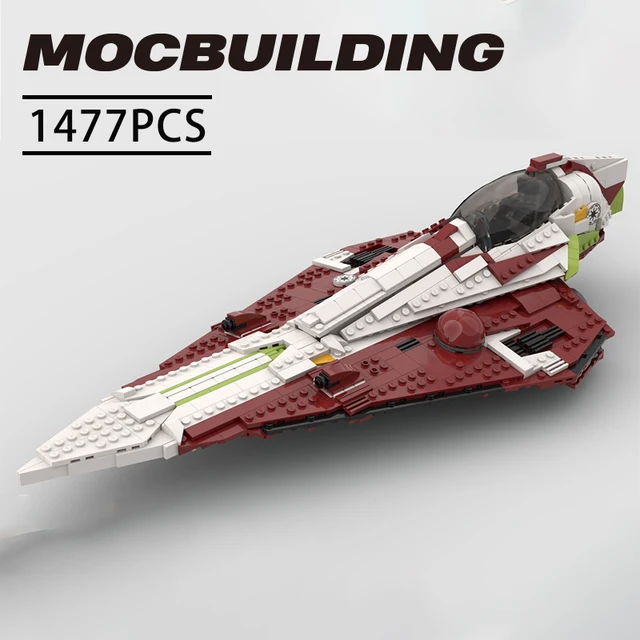 Star Movie MOC UCS Obi Wan s Starfighter Space Wars MOC building block Set Assembly Model