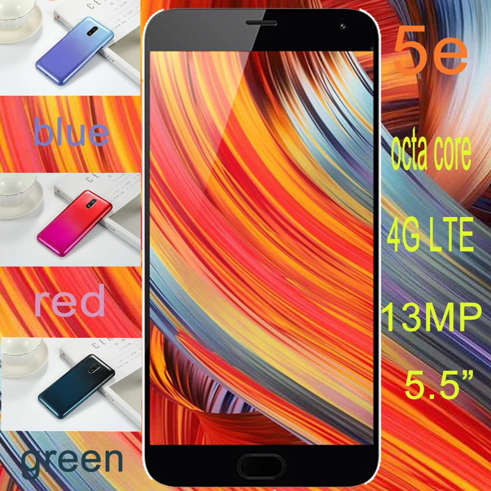 4G LTE восьмиядерный смартфон 5 Мп + 13 МП фронтальная/задняя 2 г 16 ПЗУ &quotбольшой экран