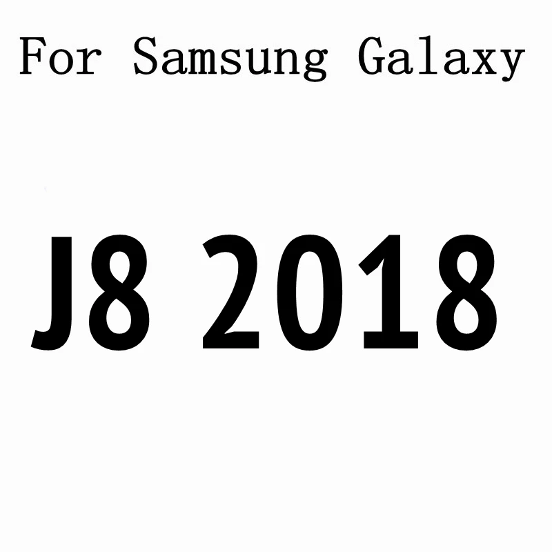 Закаленное стекло для samsung Galaxy J2 Core J4 J6 Plus J8 J7 Neo J3 J2 Prime Pro защита экрана полная защита - Цвет: J8 2018