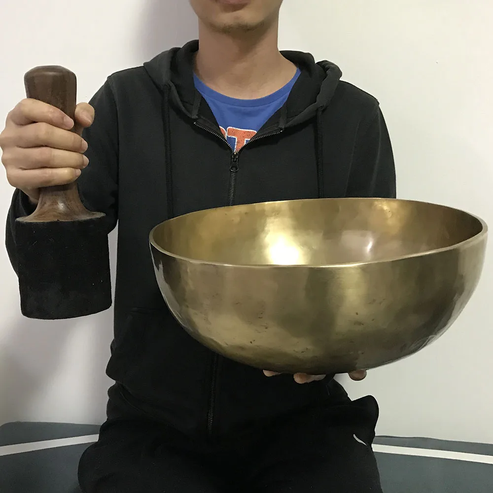 36cm diameter Large Singing Bowls Deep Sound Healing Spa Handmade