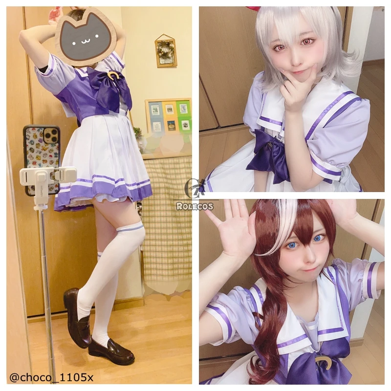 ROLECOS Anime Uma Musume Pretty Derby Cosplay Costume Uma Musume Toukai Teiou School Sailor Uniform Cosplay Lolita Costumes ROLECOS Anime Uma Musume Pretty Derby Cosplay Costume Uma Musume Toukai Teiou School Sailor Uniform Cosplay Lolita Costumes
