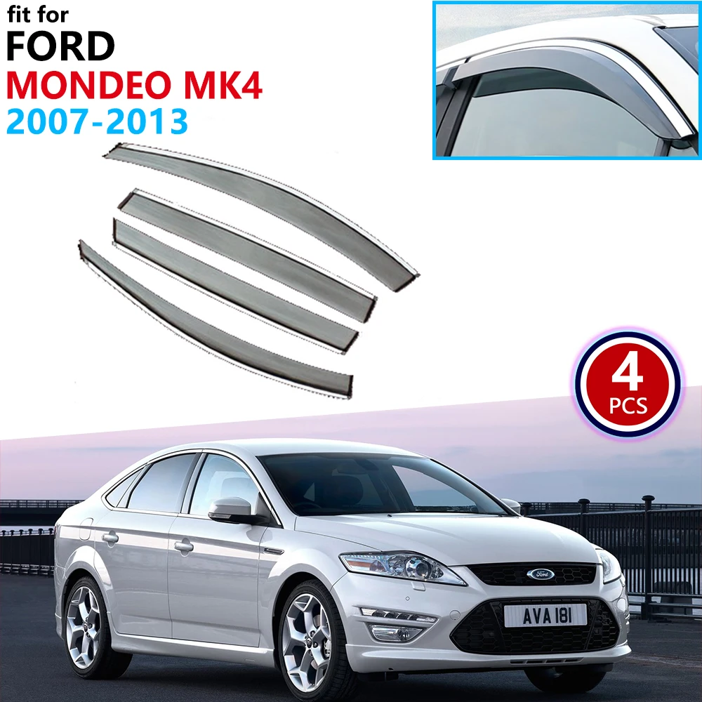 Для Ford Mondeo MK4 2007 2008 2009 2010 2011 2012 2013 оконный козырек вентиляционные навесы защита от