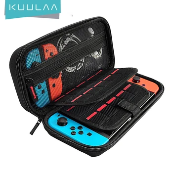 

KUULAA For Nintend Switch Bag Nintendos Switch Console Handheld Carrying Case Game Card Holders Pouch For Nintendoswitch Storage