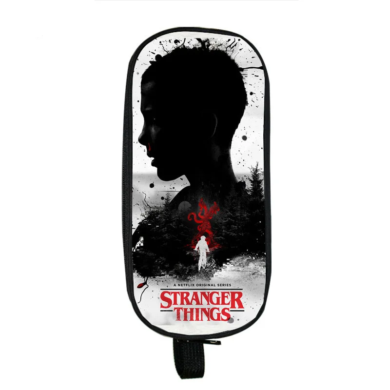 High Quality Stranger Things 3 Pencil Case Kids Pencil Bag Fashion Kids Gifts Pencil Holder Student Boy Girl Cute Stationery Bag - Цвет: 23