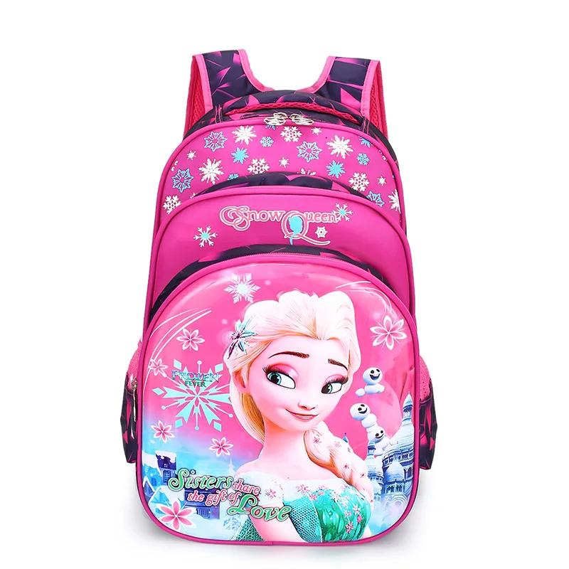 

Disney cartoon schoolbag spiderman Frozen elsa Anna boys girls cute primary school bag kindergarten Cute backpack student bag