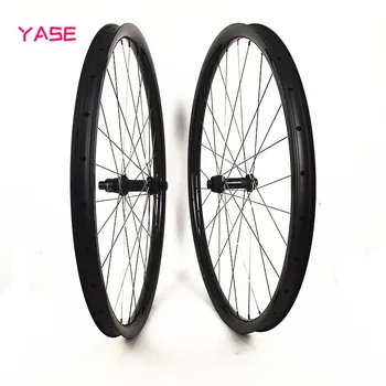 

YASE mtb wheelset 29er titanium alloy spokes 38.5x28mm tubeless asymmetry DT 180S boost 110x15 148x12 carbon wheels disc wheel