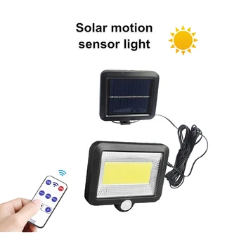 

100 LED solar Super Bright Waterproof PIR Motion Sensor Buitenlamp Outdoor Street LED Light Path Garden Yard Security Wall Lamp