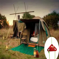 Tent Accessories Triangle Aluminum Alloy Camping Tent Wind stopper Rope Adjuster Buckle Tentorial Wigwam Buckles Wholesale Price