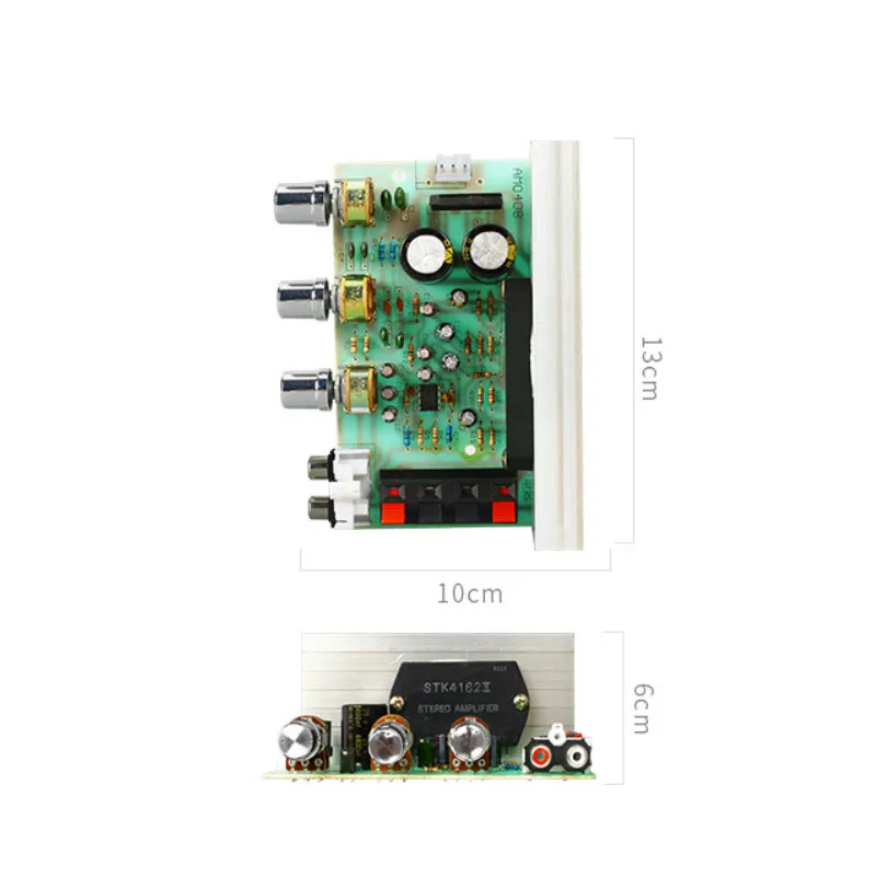 SOTAMIA стерео мощность аудио Плата Amp 50 Вт* 2 Amplificador STK4102 4122 4132 4162 4182 усилитель звука динамик домашний кинотеатр DIY