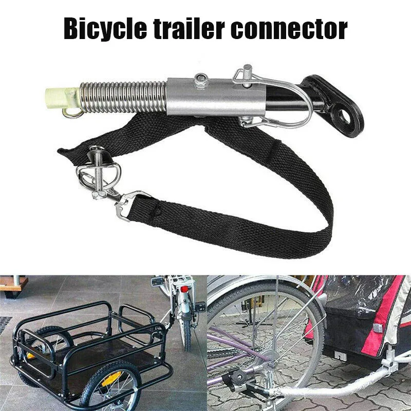 Bike Trailer Steel Linker Bicycle Rear Rack Baby Pet Hitch Linker Connector *Z 