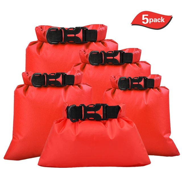 US $9.19 5 Pcs Swimming Waterproof Storage Bags Dry Sacks Smartphone Camera Storage Bags for Boating Driftin