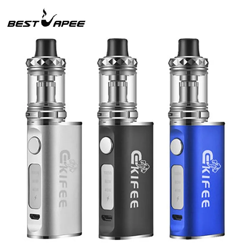 

2019 NEW 100W Electronic cigarette Starter Kit Huge Smoke 3.0ml Capacity 510 Thread 2000mAh Built in Battery Vape pen Kit vapor