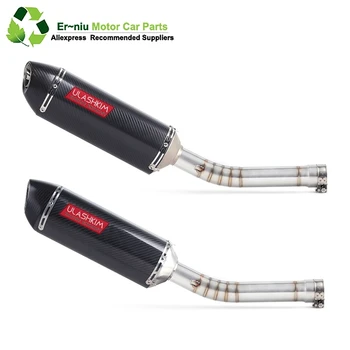 

Motorcycle full System exhaust Muffler Escape middle Link Contact pipe For suzuki GSXR1000 GSX R1000 GSXR 1000 K7