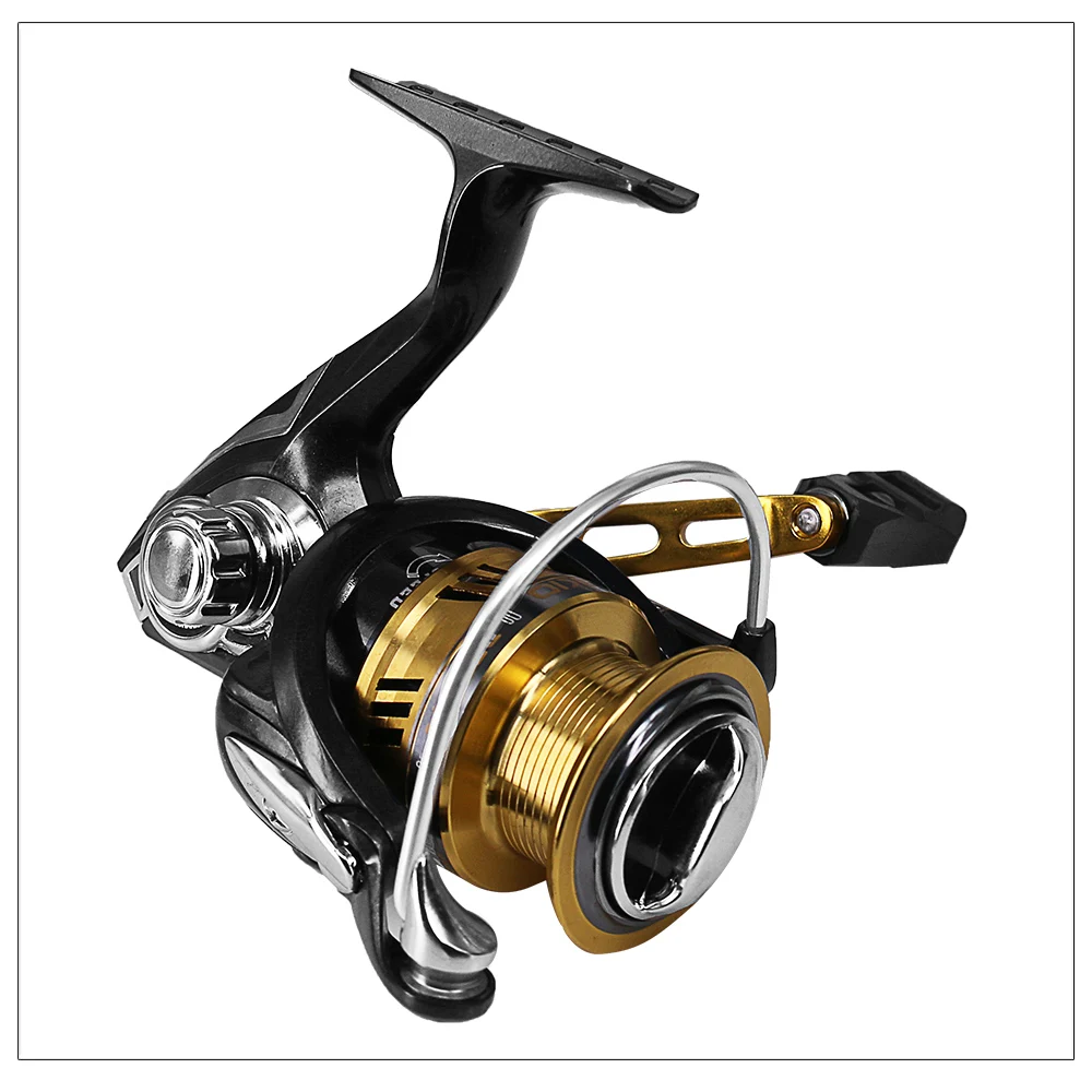 Relação de Engrenagem Molinete de Fiação Copo de Fio de Metal Carretel de Pesca Baixo de Água Doce e Água 5 + 1 Arraste Rolamentos Salgada Max 8kg 7.1:1 15 Max arraste 8kg 7.1:1 relação de engrenagem