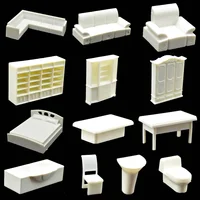 26pcs/lot 1:50 Scale Modeling Simulation ABS Indoor Toys DIY Architecture Building Materials for Diorama 1