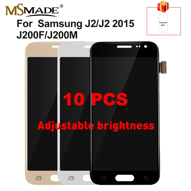 

For Samsung Galaxy J200 J2 2015 Display J200F J200M J200H J200Y LCD Display Touch Screen Digitizer Replacement Parts 10 PCS