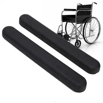 

Adjustable Wheelchair Padded Armrest Universal Arm Pads Replacement Accessory with Screw Walking Stick