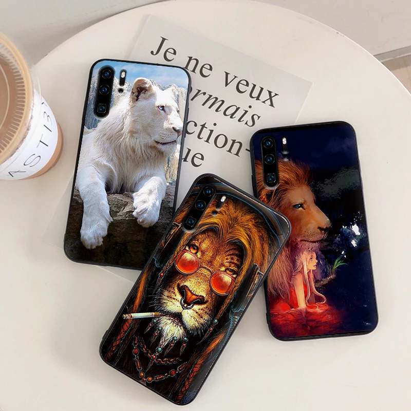 Для huawei P10 P20 2019 P8 P9 Mini P30 LITE для P Smart Z 2018 Pro Чехол с изображением Льва Новое