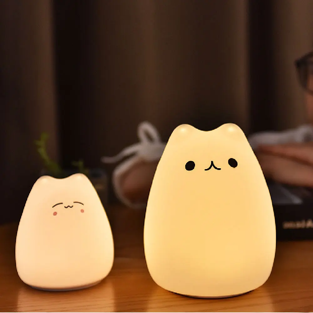 Kawaii Cat Silicone Lamp - Limited Edition