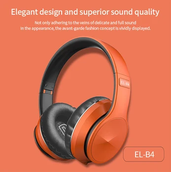 

EL-B4 Bluetooth Wireless Headphone Foldable Stereo High Quality Sound Bluetooth Sport Headset Support TF Card FM Radio AUX Mode