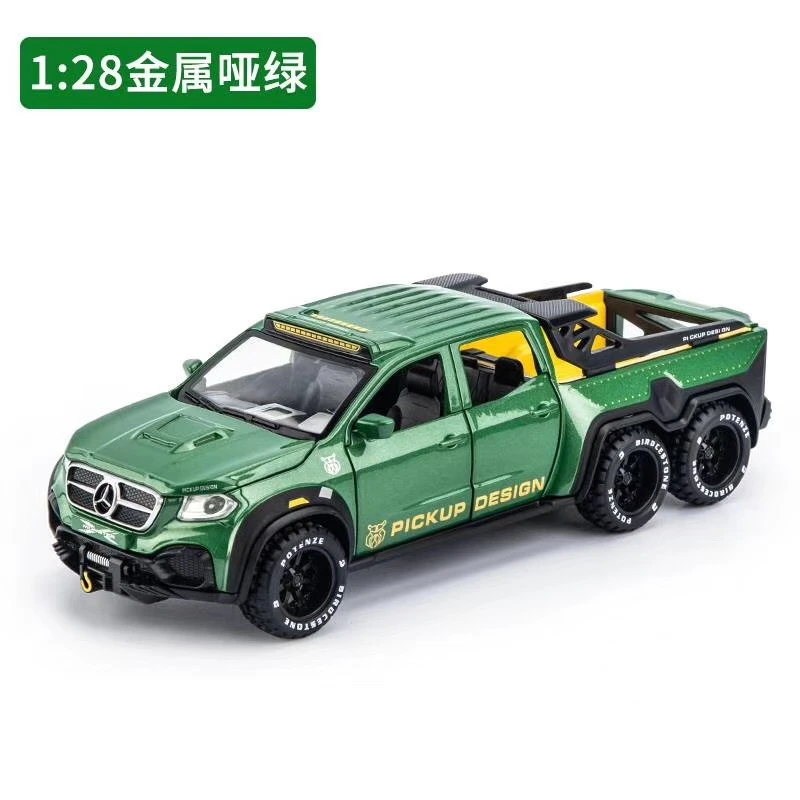 1 28 Benz X Class Exy 6x6 Pickup Design Play Vehicles Car Model Children S Toys Collection Gifts Decor Diecasts Toy Vehicles Aliexpress