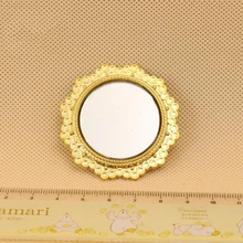 1:12 кукольный домик Миниатюрные Мини стеклянные зеркальные аксессуары для кукол игрушки для нового коллекционного подарка