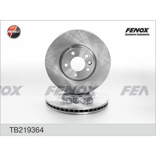 Диск Тормозной Передний Vw Transporter, 2.0 Tdi 09- Tb219364 FENOX арт. TB219364