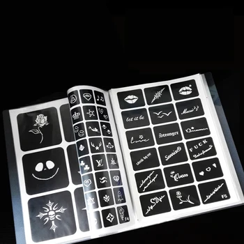 

300 Pieces Tattoo Template Body Painting Temporary Airbrush Makeup Tattoo Template Pattern Tattoo Sticker Tattoo