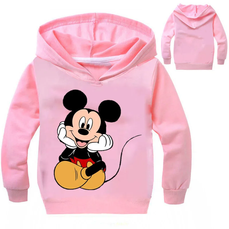 Thin Style Cinderella Snow White Baby Girls Jackets Lovely Unicorn Minnie Mickey Boys Hoodies Anna Elsa Cotton Girls Sweatshirt