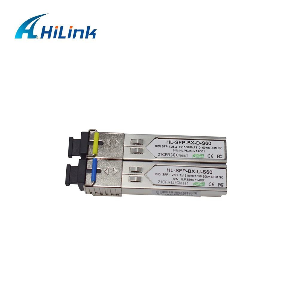 Бесплатная доставка! HL SFP BX D/U S60 1 25G BiDi волоконно оптический приемопередатчик sfp 25g