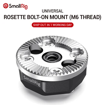 

SmallRig Arri Standard Rosette Bolt-On Mount (M6 Thread) for Rosette Side Handle Monitor Holder Attach 2804