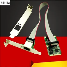 H1111Z сетевые карты Mini PCI-E сетевая карта 1000 Мбит/с Gigabit Ethernet 10/100/1000 м NIC RJ45 LAN Сетевой адаптер для компьютера ПК