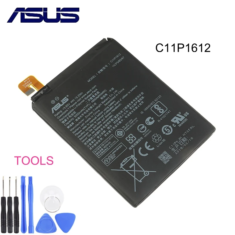 Аккумулятор ASUS C11P1612 для ASUS Zenfone 4 Max pro plus ZC554KL X00ID 5," 5000 мАч высокой емкости
