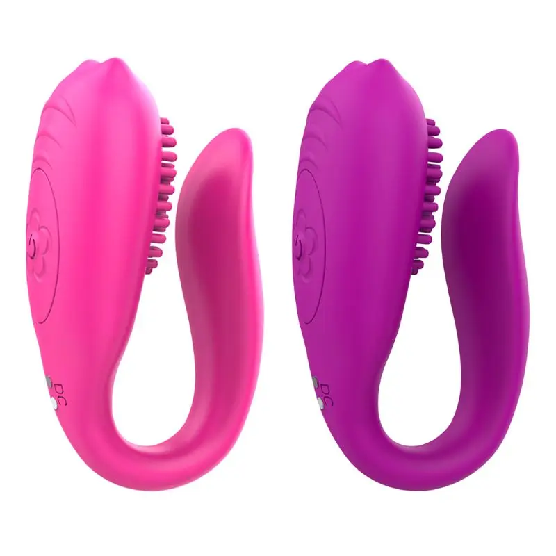  Women G-Spot Vibrator Clitoris Stimulation Dual Motor with 12 Vibration Patterns Rechargeable Brush