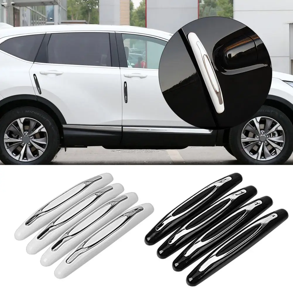 

80% HOT SALES 4Pcs Car Auto Door Edge Trim Guard Protector Anti-scratch Decor Strip Sticker