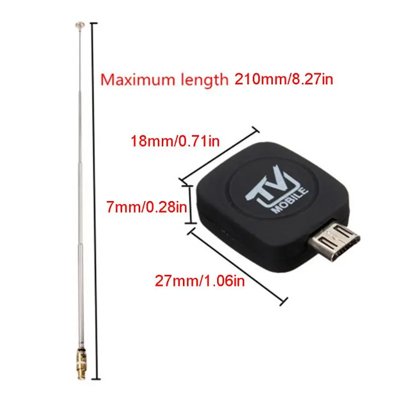Mini Micro USB DVB-T Digital TV Tuner Receiver für EINE-ndroid Telefon Tablet PC K92F Mini Micro USB DVB-T Digital TV Tuner Receiver für EINE-ndroid Telefon Tablet PC K92F