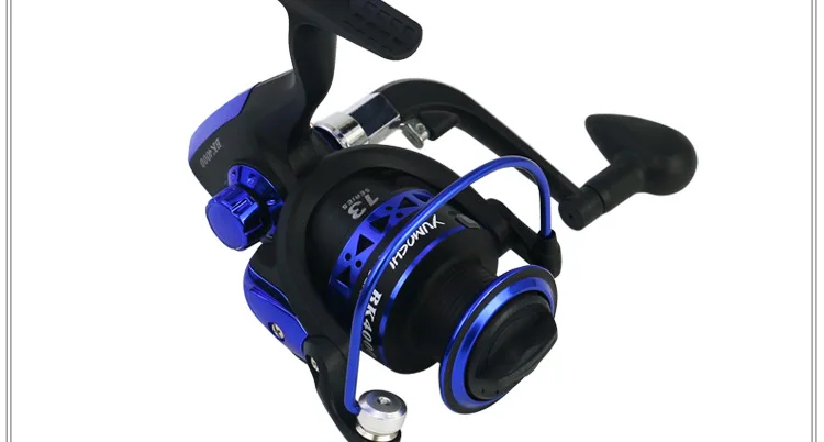 Roda de Fiação Carretel de Pesca Todo o Carretel de Metal Carretel de Pesca de Água Equipamento de Pesca Arraste Inoxidável Alça Linha de Água Salgada 1000-6000s 8 kg Max Aço 12 arraste aço inoxidável alça linha carretel de