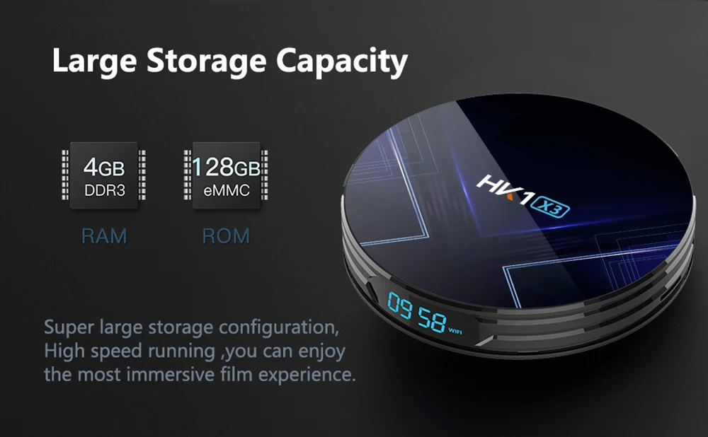 HK1 X3 Смарт ТВ приставка Android 9,0 Amlogic S905X3 четырехъядерный двойной Wifi Bluetooth Netflix Youtube 8K медиаплеер HD IP ТВ приставка