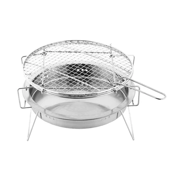 

Stainless Steel Bbq Grill Outdoor Mini Bbq Grill Folding Bbq Grill Barbecue Accessories Portable Bbq Cooking Tools For Camping