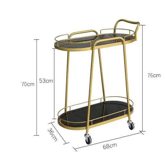 Beauty salon cart Instrument car Beauty salon storage rack skin management removable nail tool car